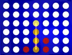 Classic Connect Four grid